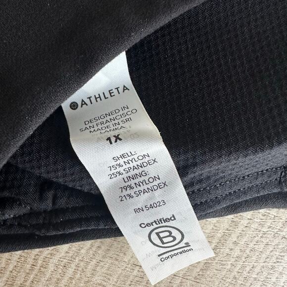 Athleta Exhale Sports Bra D-DD Black 1X 531139 - Picture 8 of 8